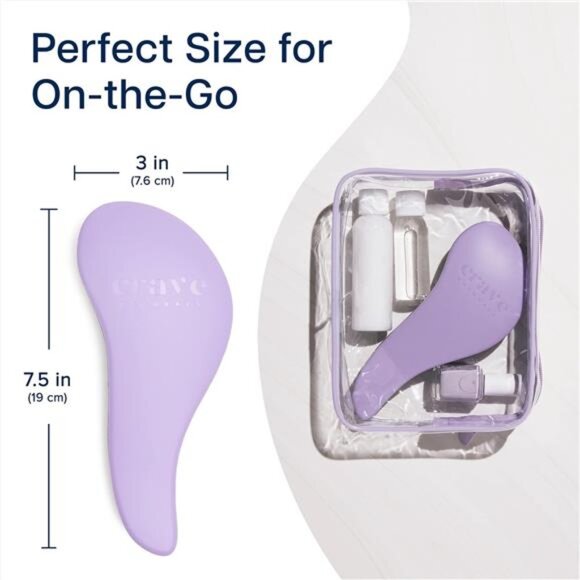 Naturals Glide Thru Detangling Brush for Natural Curly Straight, Wet or Dry Hair - Picture 6 of 6